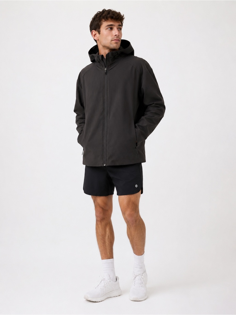 Men’s Lululemon Warp Light Packable Jacket Size Large black